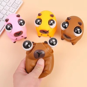 BT Cute Capybara Animal Sensory <b>Toys</b> Fun Novelty Fidget Stress Relief <b>Anxiety</b> Eyeball Bouncing Squeeze <b>Toy</b> Gift <b>for</b> Kids <b>Adults</b> - Product Image 3