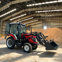 Tractor Agrícola 4x4 de 120HP, Resistente, para Cultivo y Cosecha en Terrenos Difíciles, con Sistema Hidráulico Robusto y Gran Capacidad de Elevación