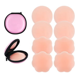 Cache-tétons réutilisables invisibles push-up, soutien-gorge sans bretelles, autocollants en silicone en forme de lapin pour les mamelons - Product Image 6