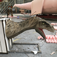 HT-032 Dinosaurus Animatronik Brachiosaurus Ukuran Asli Realistis dengan Mata Berkedip CE RoHS untuk Pusat Perbelanjaan