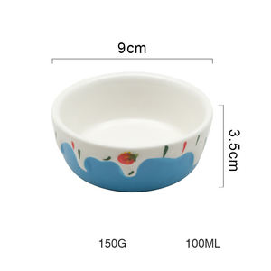 ถ้วยเซรามิกสำหรับใช้ในครัวเรือนดีไซน์แบบสตรอเบอร์รี่เป็นมิตรต่อสิ่งแวดล้อมสำหรับซอสถั่วเหลืองมัสตาร์ดร้านอาหารขนมหวานไอศครีม - Product Image 6