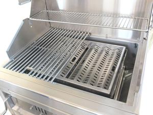 533 Square Inch Cooking Area 304 Stainless Steel <b>Sandblasting</b> Surface Treatment Charcoal Grill - Product Image 3