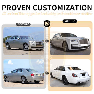 Old to New Upgrade 4th Gen Facelift <strong>Body</strong> <strong>Kit</strong> for <strong>Rolls</strong> <strong>Royce</strong> Ghost Car Bumper Assembly Front Hood Headlight Taillights Rear Wing - Product Image 5