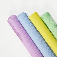 Papier d'emballage en nid d'abeille en papier vélin imperméable LUCIA pour fleuristes, matériel d'emballage pour bouquets floraux