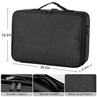 Valise de maquillage professionnelle à roulettes, coque rigide, organiseur de voyage, fermeture éclair tendance pour un rangement nomade