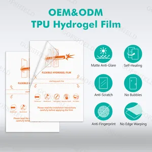 GOFSHIELD Top Selling 120*180mm Universal Size TPU Sheet Film Cutting All Models Anti Glare Fingerprint Anti Spy Hydrogel Film