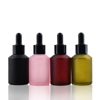 Ensemble de bouteilles en verre cosmétique avec couvercle de pompe compte-gouttes pour huile de sérum de soins de la peau, 1oz 2oz 4oz 30g 100ml