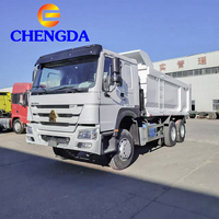 Truk Dump HOWO 6x4 Bekas 40 Ton Diesel Tipper Setir Kiri Harga Murah untuk Pasar Afrika
