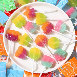 Paletas de Caramelo de <span class=keywords><strong>Dos</strong></span> Colores al por Mayor, Dulces Duros con Sabor a Frutas en Formas Lindas, Deliciosos y Divertidos Dulces en Bolsa - Product Image 6