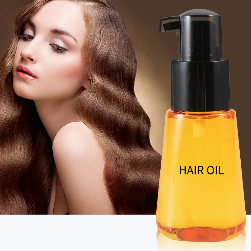 Serum Minyak Argan Maroko Kualitas Tinggi Melindungi Rambut Minyak Penghalus Perawatan Rambut