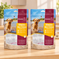 Sachet d'emballage plastique à huit soudures latérales avec fermeture éclair, pochette verticale de qualité alimentaire pour l'emballage en vrac de noix, de snacks et d'aliments secs