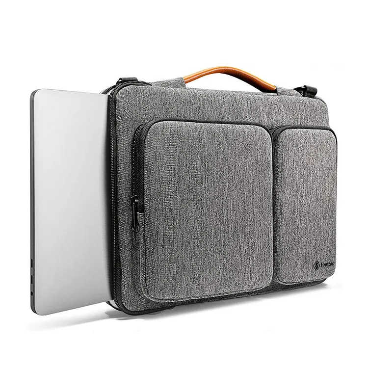 Men'S 15.6 Inch Waterproof Nylon Oxford Business Travel Computer Bag Laptop Briefcase Carrying Bag