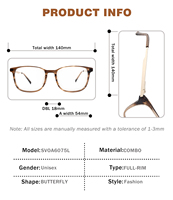 Montures de lunettes optiques en acétate marron translucide, style carré audacieux, pour hommes et femmes, vente en gros fabricant