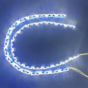 GPNE Smart LED-Licht leiste Bernstein weiß Blau Streamer Auto LED Blinker tagsüber DRL