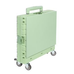 Vente chaude <span class=keywords><strong>Panier</strong></span> pliable robuste avec poignée 360 Caisse roulante à quatre roues Utilitaire enseignant avec siège - Product Image 4