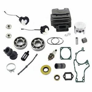 Kit Cilindro e Pistone da 52mm, Tubo Carburante, Filtro, Tappo Olio, Guarnizione, Gabbia Filtro, Carter, Silenziatore, Guarnizione, Collettore di Aspirazione, Clip per Tubo, Ricambi - Product Image 4