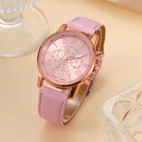 Montre de mode Netiva pour femme avec bracelet en cuir à triple sangle, cadran à chiffres romains et affichage à aiguilles - Montre pour femme AliExpress