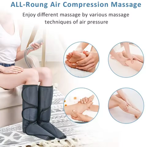 Dispositivo Elettrico per Massaggio Gambe con Vibrazione e Calore, Apparecchio a Compressione d'Aria per Circolazione - Product Image 5
