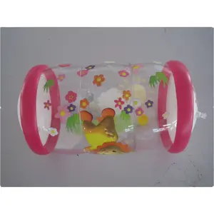 Yuvarlak şişme bebek emekleme davul plastik şişme bebek rulo oyuncak