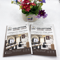 Brochure Commerciale Personnalisée en Carton Offset avec Impression Couleur Intégrale, Reliure Parfaite et Pelliculage – Vente en Gros