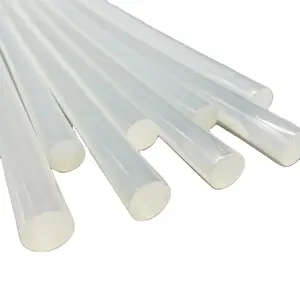 Silicone Barhot Melt Glue Transparent Hot Melt Glue Sticks 11mm Hot Melt Adhesive Stick For Glue Gun