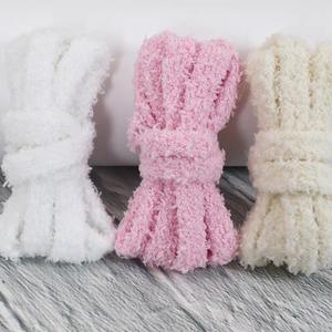 2026 New KJ 8Mm/10Mm Sang Trọng Dây Giày Hai Lớp Mềm Phẳng Dây Giày Đầy Màu Sắc Fluffy Dây Giày Cho Sneakers - Product Image 5