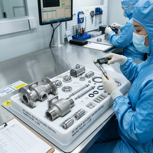 Válvulas de Latón Mecanizadas por CNC de Precisión con Alta Tolerancia para Equipos Industriales - Product Image 2