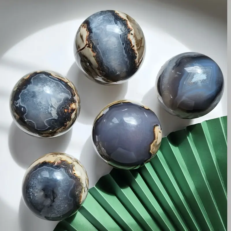 Sphère d'agate Valcano