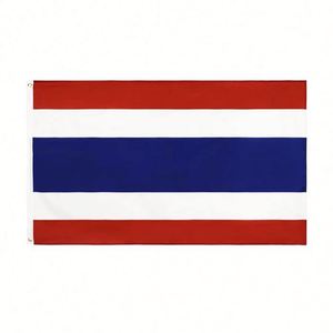 ธงชาติไทย ผ้าโพลีเอสเตอร์ ทนทาน ขนาด 3x5 ฟุต เย็บสองชั้น สำหรับตกแต่ง ขายส่ง - Product Image 6