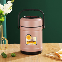 Boîte à lunch isotherme en acier inoxydable 304, récipient thermique sous vide avec poignée pour les enfants, pour le déjeuner scolaire