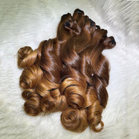 Extensions de cheveux humains vierges vietnamiens en gros, super double drawn, cuticules alignées, double trame machine, colorées, sans nœuds