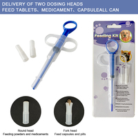 GooDoctor Distributeur de pilules pour chats et chiens à usage domestique Seringues Introducteurs de comprimés