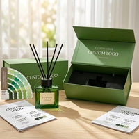 Boîtes d'emballage magnétiques personnalisables pour soins de la peau et parfums, fabrication de boîtes à parfum de qualité, boîte à bougies mate de luxe