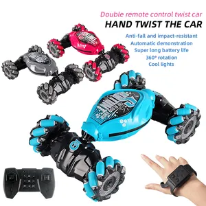 New 3 Colors Remote Control Twist Car Hand Controlled Rotation 360 4wd Drift Gesture Sensing Rc Stunt Car For Boys Adults