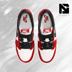 Air Jordan 1 Retro Low Og Gs 'Chicago' 2025, Zapatos Deportivos para Niños, Estilo Baloncesto, Casuales, con Cordones, Transpirables - Product Image 3