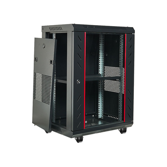 15U Wall Mount Network Cabinet 19 Inch Server Rack 600*600 Data Wall Box Telecom Cabinet Glass Door Enclosure 12U 16U 18U