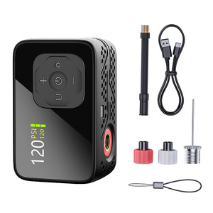 Accessoires de vélo, mini gonfleur de pneus BL06 120 PSI, arrêt automatique, pompe à air électrique numérique pour vélo électrique, <span class=keywords><strong>VTT</strong></span>, vélo de route - Product Image 1