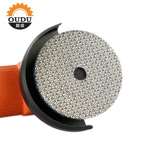 Tamponi lucidanti diamantati elettrolitici da 100mm tamponi lucidanti a diamante bagnato per cemento marmo granito e gemme lucidanti a secco - Product Image 3