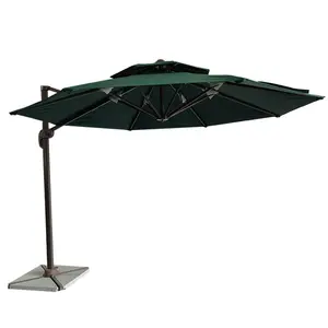 FEAMONT 90cm Straight Roman Style Sun Shade Umbrella Custom Logo Branded UV Printed Outdoor Advertising Cafe Garden Beach