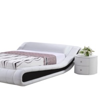 Made in China gute Qualität guter Preis neuestes Design Bett Schlafzimmer Möbel Lederbett
