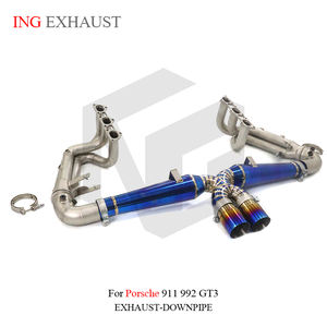 Juego <span class=keywords><strong>completo</strong></span> recto <span class=keywords><strong>de</strong></span> <span class=keywords><strong>escape</strong></span> personalizado <span class=keywords><strong>de</strong></span> titanio ING <span class=keywords><strong>para</strong></span> Porsche 911 992 GT3 con cabezales Catback <span class=keywords><strong>Auto</strong></span> accesorios <span class=keywords><strong>tubo</strong></span> <span class=keywords><strong>de</strong></span> <span class=keywords><strong>escape</strong></span> - Product Image 4