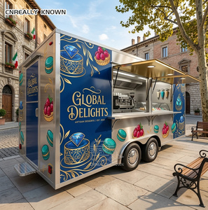 Camion de restauration entièrement équipé pour café et donuts, avec homologation DOT VIN, type kiosque à café - Product Image 3