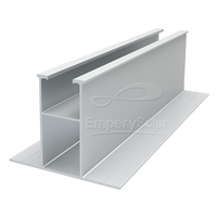 Système de montage solaire EmperySolar pour toit en aluminium, pince de fixation pour toit en tôle, supports faciles à installer, installation de mini panneaux solaires