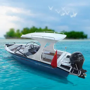 2018 New small aluminum racing center steering console motor boat for sale