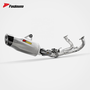 Sistema de <span class=keywords><strong>Escape</strong></span> <span class=keywords><strong>para</strong></span> Motocicleta Forsound, Precio de Fábrica al por Mayor, Silenciador de Fibra de Carbono Akrapovics <span class=keywords><strong>para</strong></span> R1250GS, R1200GS, R1300GS - Product Image 3