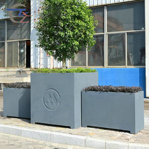 Il grande <span class=keywords><strong>giardino</strong></span> domestico moderno del produttore della Cina che pianta gli <span class=keywords><strong>alberi</strong></span> fioriscono i vasi grigiosi durevoli del <span class=keywords><strong>giardino</strong></span> - Product Image 1