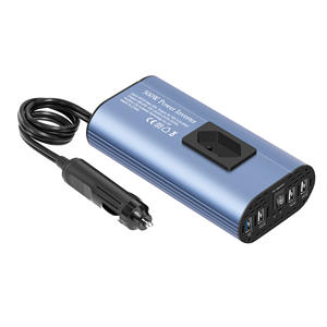เครื่องแปลงไฟรถยนต์มาตรฐานยุโรป แปลงไฟ 12V เป็น 220V คลื่นไซน์ 300/500W ตัวเครื่องโลหะ พร้อมการรับประกัน 1 ปี - Product Image 1