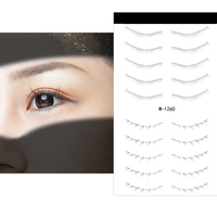 Autocollants de tatouage temporaires en papier de qualité salon, naturels, pour les yeux et le corps, pour un maquillage quotidien facile et une subtile mise en valeur des yeux, effet réaliste