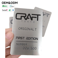 Placa de Metal Personalizada con Grabado Profundo y Relleno de Epoxi, Número de Edición Limitada, Juguete Coleccionable, Regalo, Grabado con Nombre de Marca