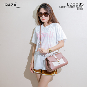 QAZA Jiali 2024 personalizado PU cuero al por mayor bolso para damas solo hombro bolso cruzado forLadies - Product Image 3